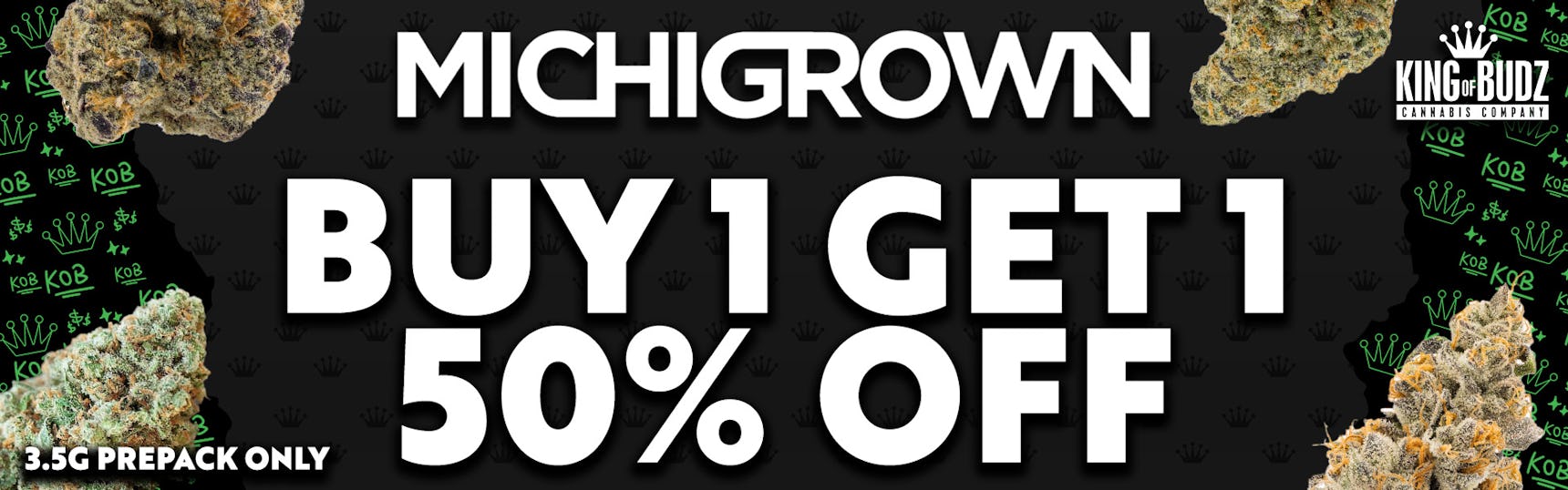 Michigrown 3.5g Prepack - B1G1 50 Percent OFF