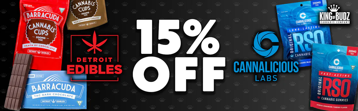 Cannalicious/Detroit Edibles - 15 Percent OFF