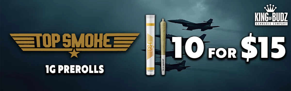 Top Smoke 1g Prerolls 10/$15