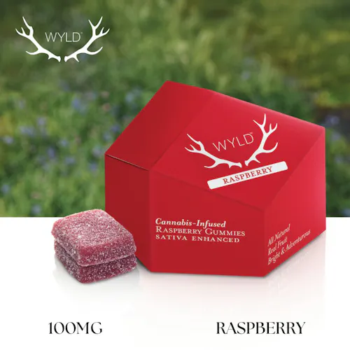 Raspberry Sativa Enhanced Gummies-1