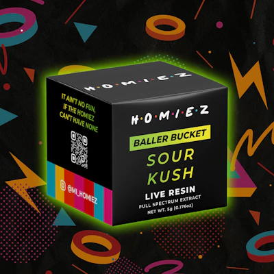 Homiez - 5g Baller Bucket - Sour Kush