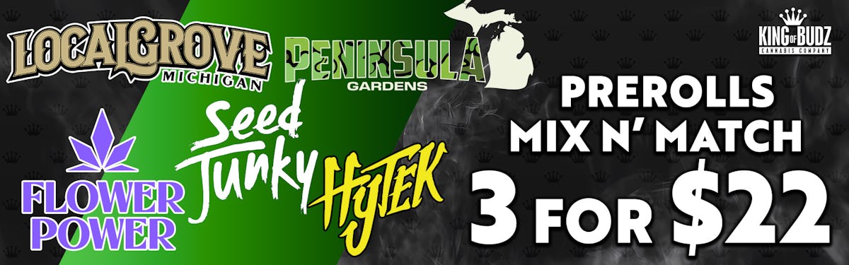 Local Grove Peninsula Seed Junky Flower Power AND Hytek 1g Preroll- 3/$22