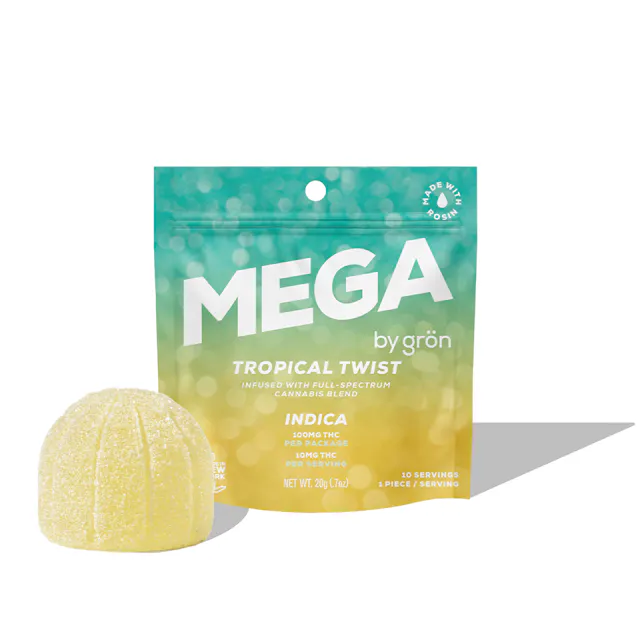 Grön Tropical Twist MEGA - THC - Indica