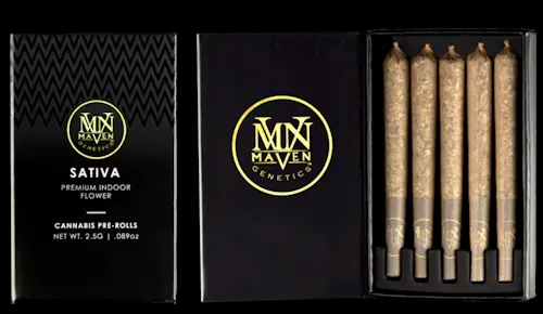 Maven Genetics Maven 5pk Prerolls S Chrome Dome — Los Angeles weed at LAXCC