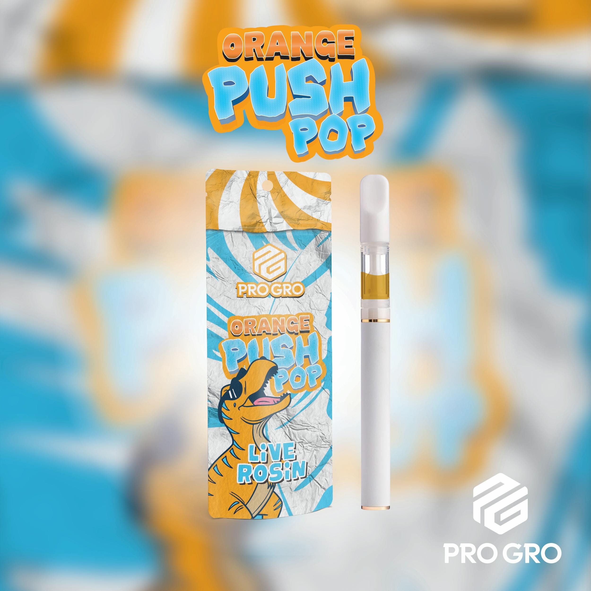 Pro Gro - .5g Live Rosin Disposable - Orange Push Pop