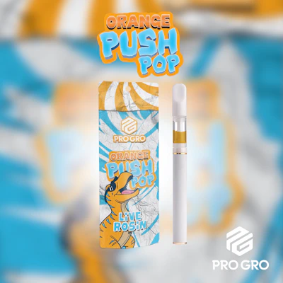 Pro Gro - .5g Live Rosin Disposable - Orange Push Pop - DISPOSABLES by Pro Gro at King of Budz