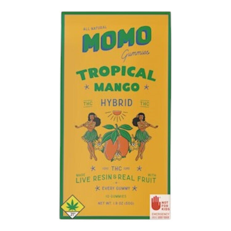Momo: Tropical Mango - 10pk 100mg | Kush 21 SODO