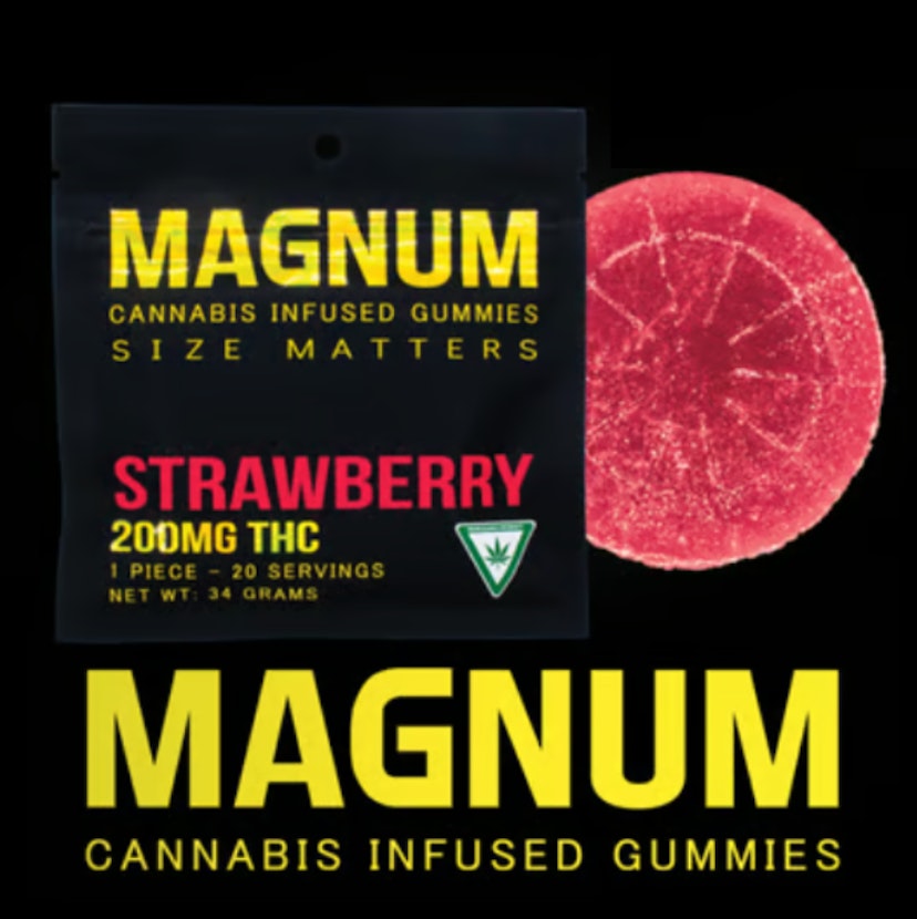 Magnum | 200mg THC Gummies | Strawberry