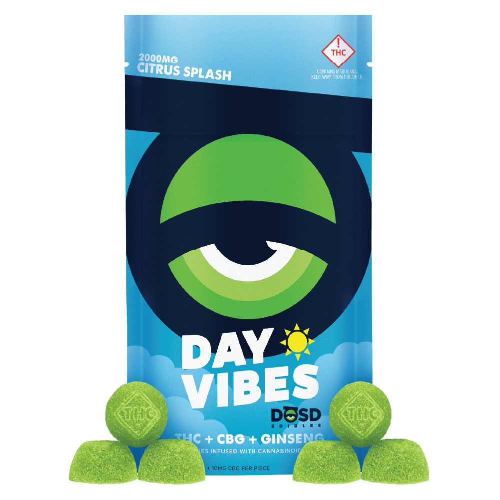 DAY VIBES Citrus Splash CBG Nano Bites | 2000mg | Medicine Man