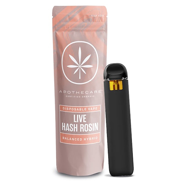 Apothecare | Certified Organic Mint Chocolate Chip All-in-One Live Hash Rosin Cartridge | 0.5g