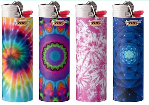 Bic – Lighter- Assorted Psychedelic Designs-4