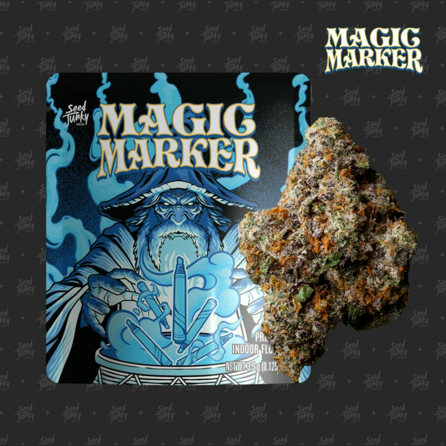 Product: Seed Junky | Pre-Packed - 3.5g - Magic Marker