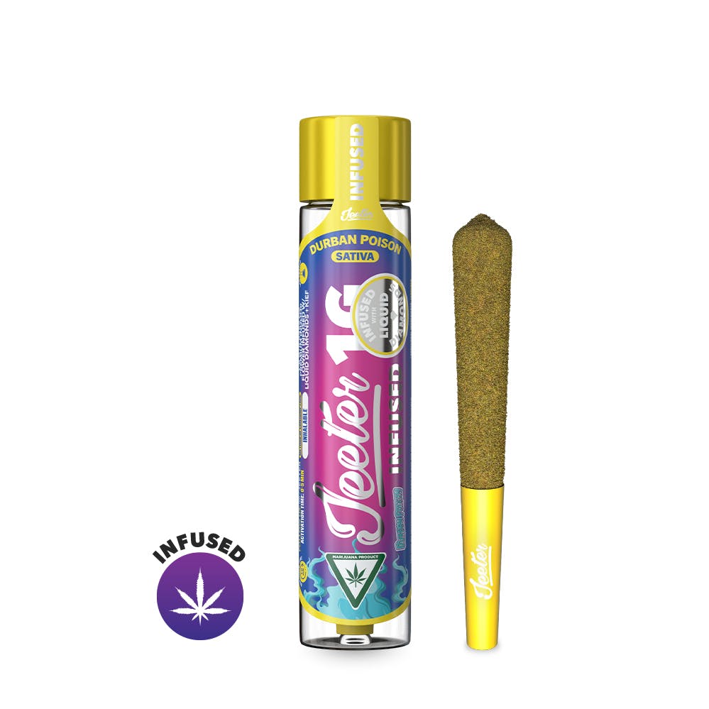 Product: Durban Poison Jeeter Infused Pre-Roll | 1g