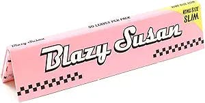 Blazy Susan | Pink | King Size | Rolling Paper 50 ct
