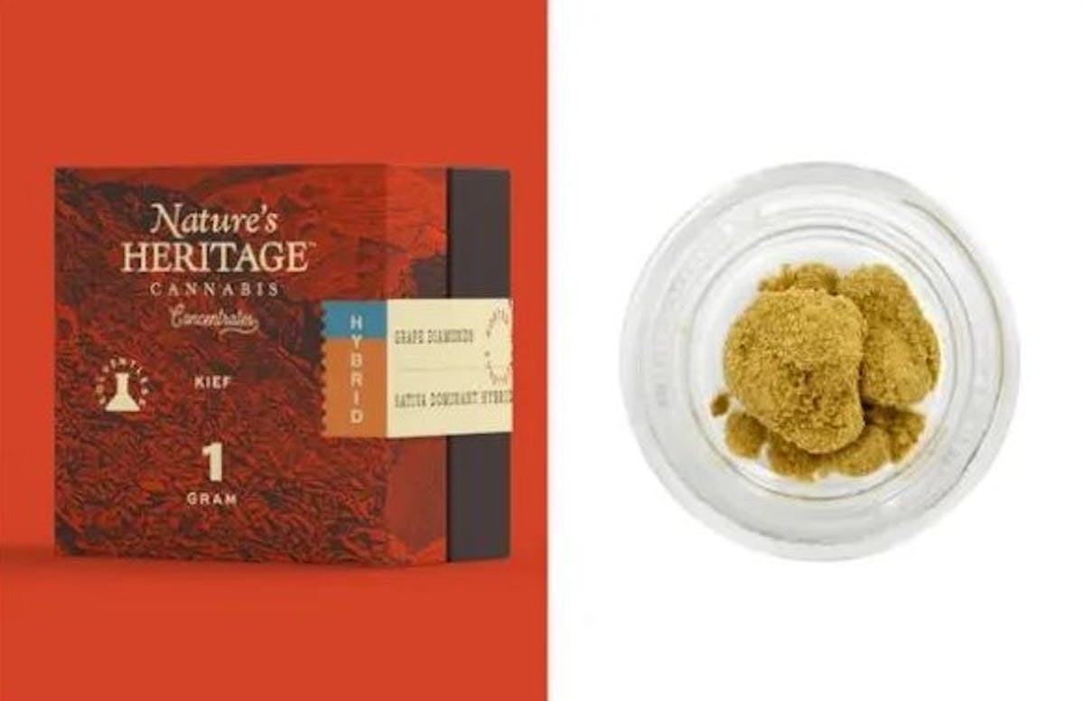 Photo of Double Krush 1g Kief Nature’s Herritage