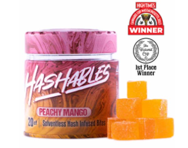 Peachy Mango | 100mg | Edibles | Hashables