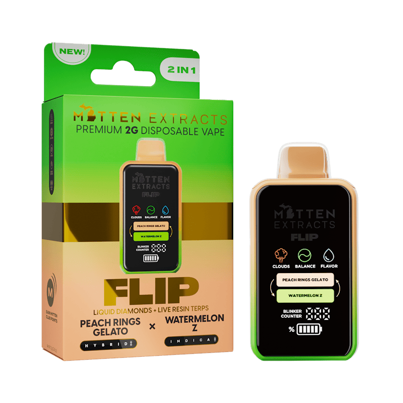 Mitten Extracts Flip 2-in-1 AIO | Peach Rings Gelato/Watermelon Z