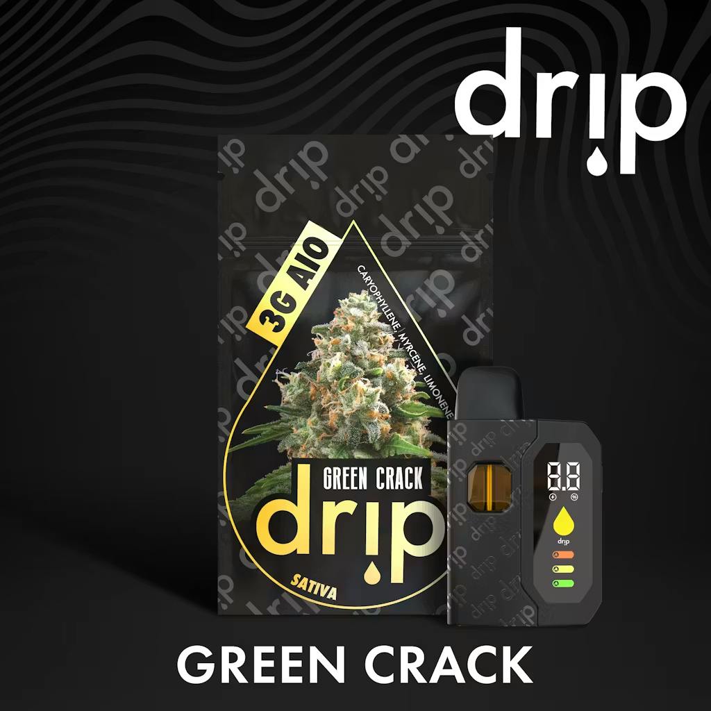 Drip - 3g Disposable - Green Crack (S)