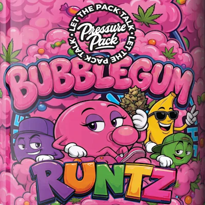 Pressure Pack - 3.5g Prepack - Bubblegum Runtz - FLOWER by Pressure Pack at King of Budz