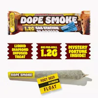 DOPE SMOKE | Root Beer Float | Liquid Diamond Infused Joint | 1.2G - product image at King of Budz