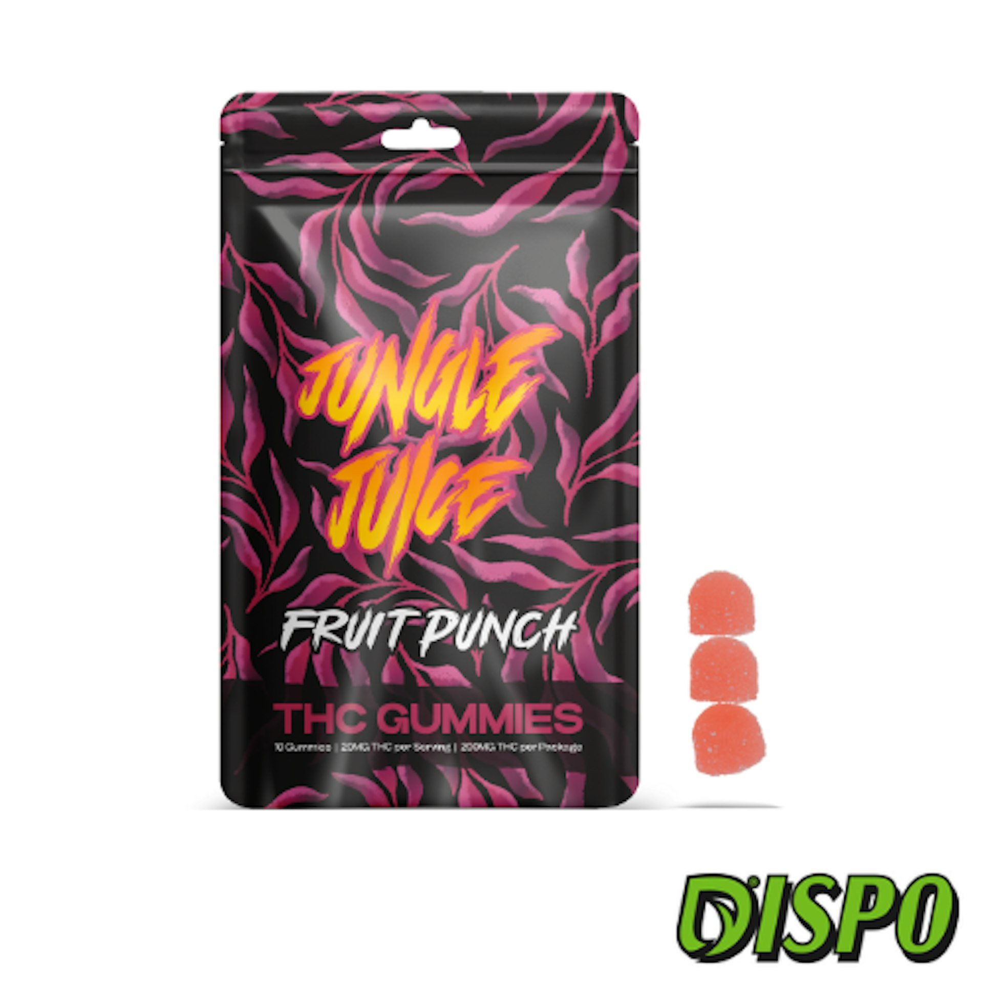 Jungle Juice - Fruit Punch 200mg Gummies