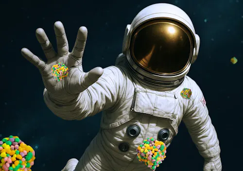 Spacebuds | Moon Bites Strawberry Slushie Live Rosin | 100MG Gummies-1