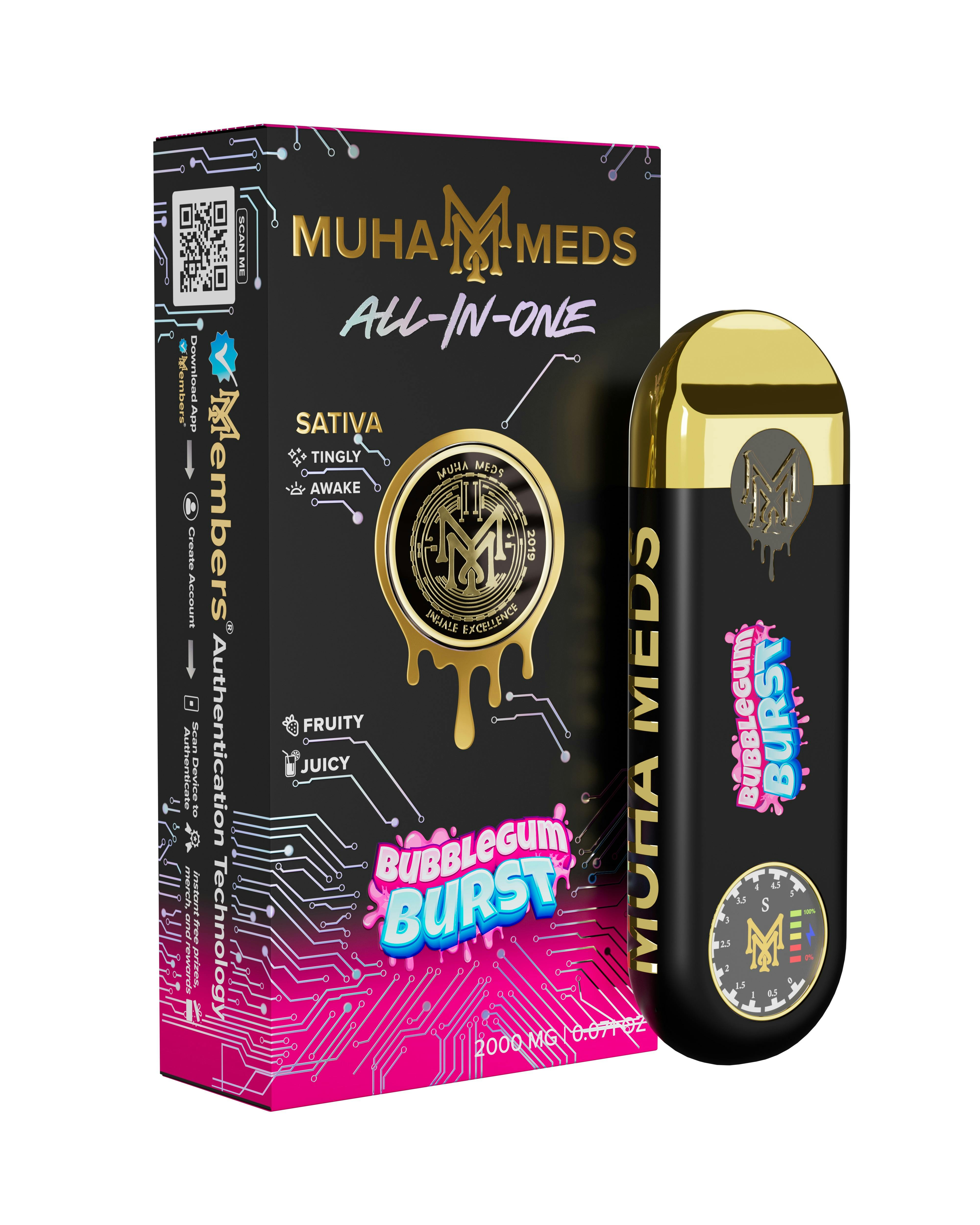 Muha Meds - 2g Disposable - Bubble Gum Burst
