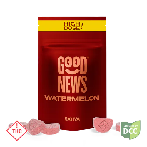 Good News | Watermelon | 55mg Gummies | 10ct-1