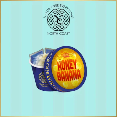 North Coast x Black Label - 1g Cold Cure Rosin Tier 2 - Honey Banana - CONCENTRATES by North Coast at King of Budz
