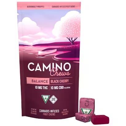 Product: CAMINO CHEWS | BLACK CHERRY - BALANCE | 10:10 | 200MG