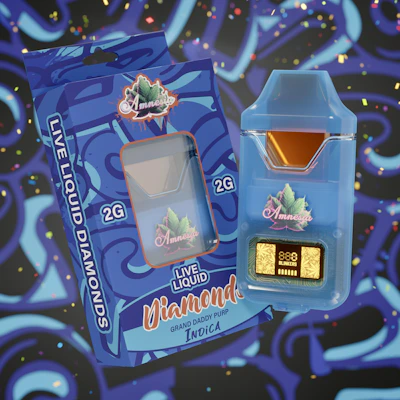 Amnesia - 2g Liquid Diamond Disposable - Grand Daddy Purp