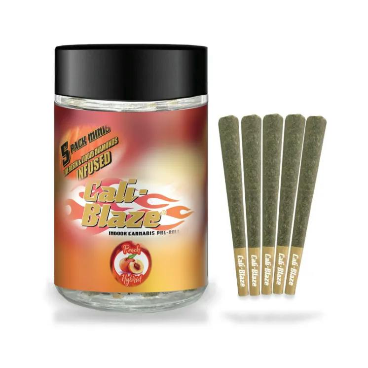 Cali-Blaze - 5-Pack .7g Infused Prerolls - Peach