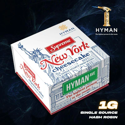 Hyman - 1g Hash Rosin - New York Cheesecake