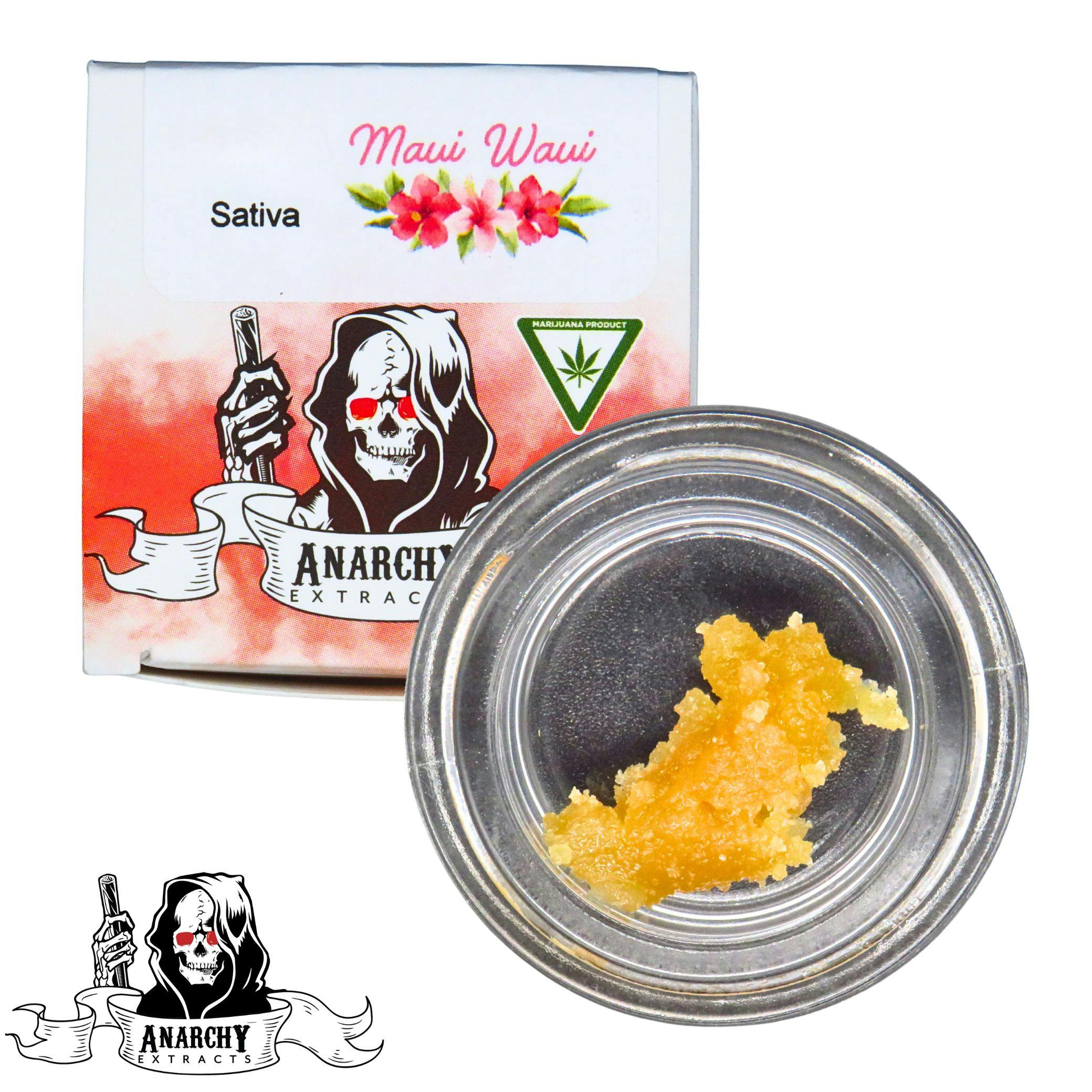 Product: Anarchy | Live Resin Sugar - 1g - Maui Waui
