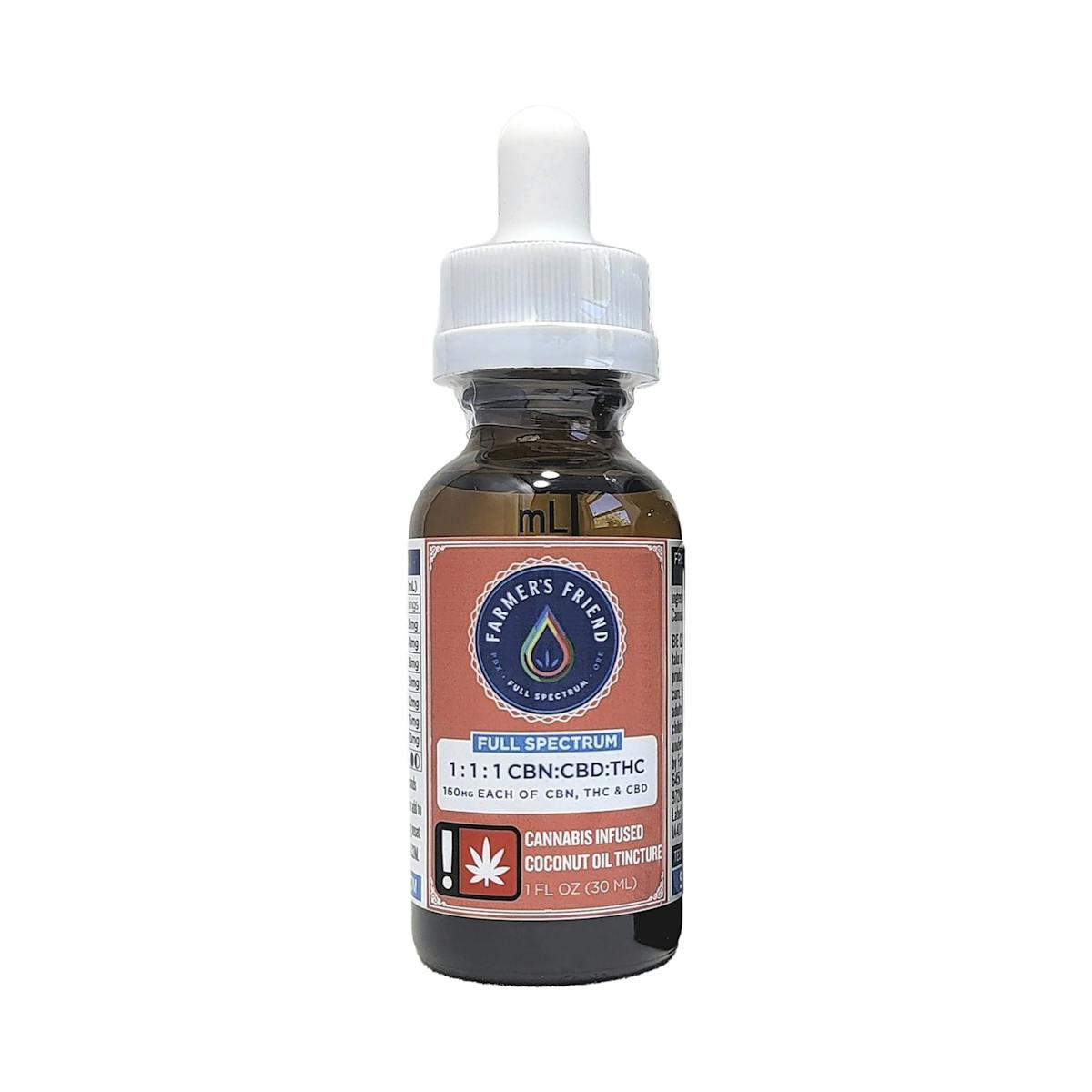 FFE 1fl oz 1:1:1 CBN:CBD:THC Tincture 1g Tinctures | FFE PDX |