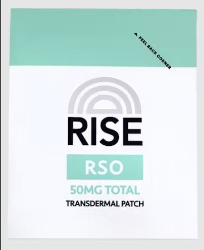 RISE RISE | TRANSDERMAL PATCH - RSO | 50MG — TOPICALS