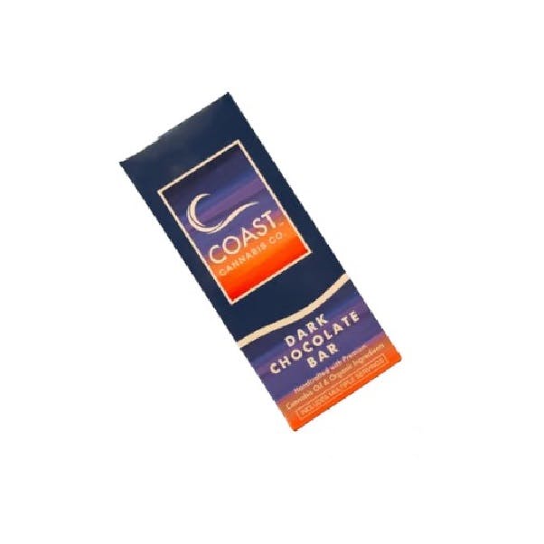 COAST Cannabis Co. RELAX I Dark Chocolate Bar I 5mg CBD: 5mg THC