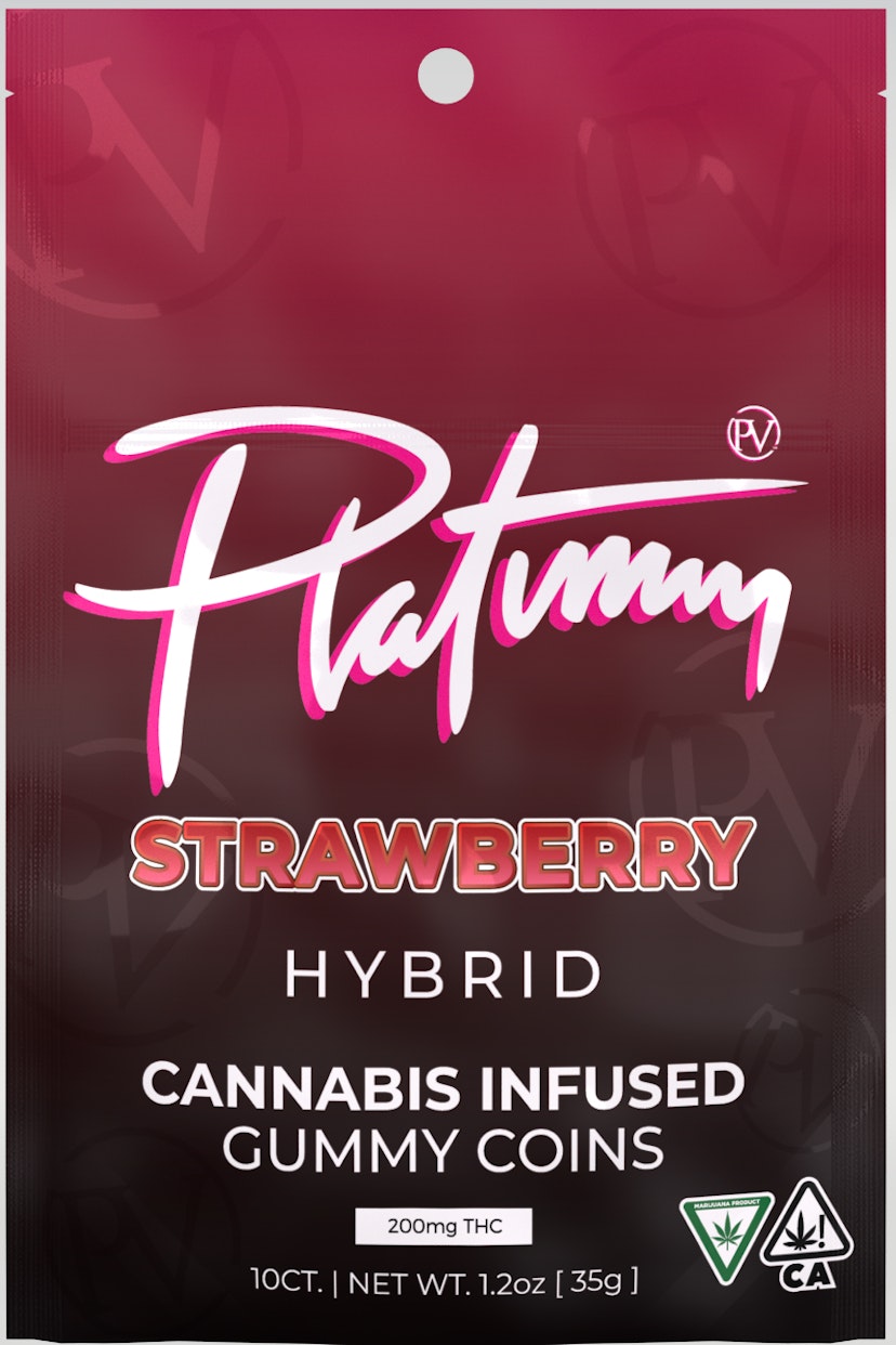 Platinum Vape | 200mg Gummies | Strawberry Banana