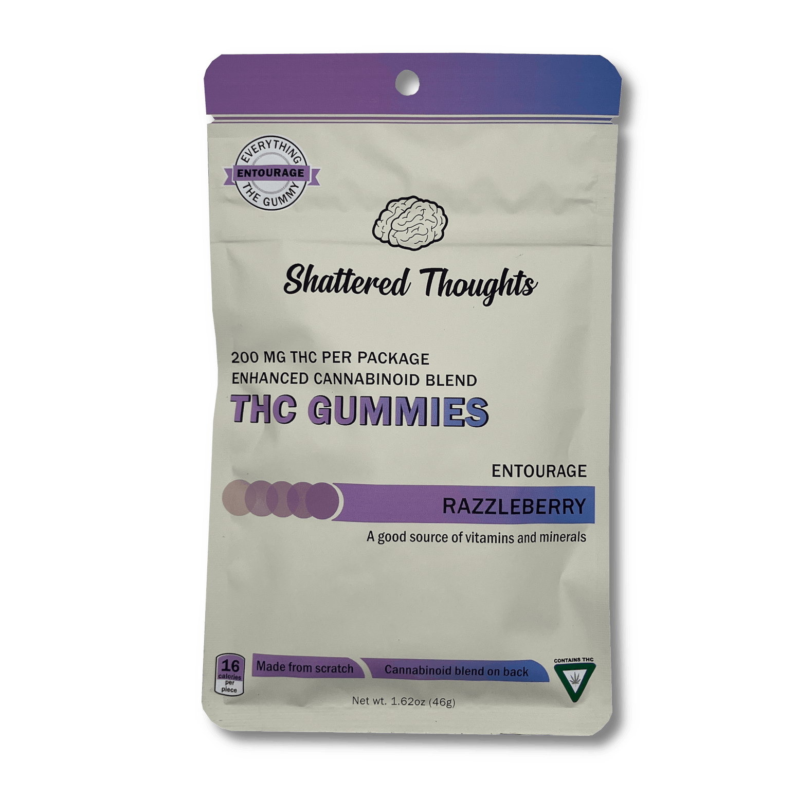 Shattered Thoughts | Gummies - 200mg - Razzleberry