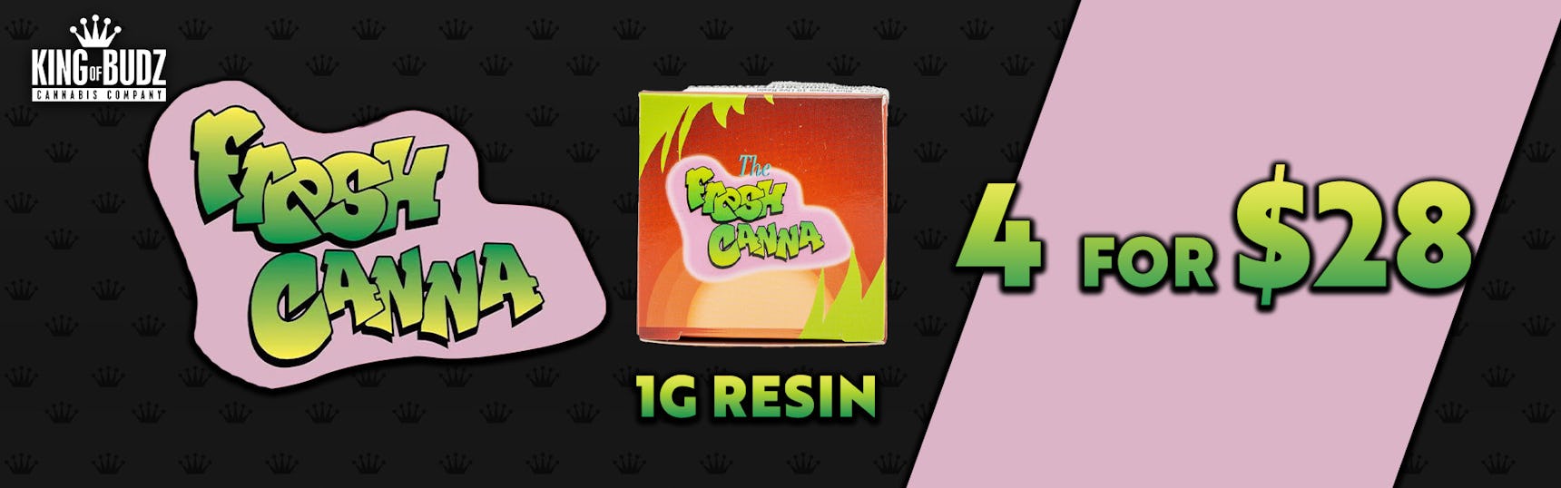 Fresh Canna 1g Live Resin 4/$28