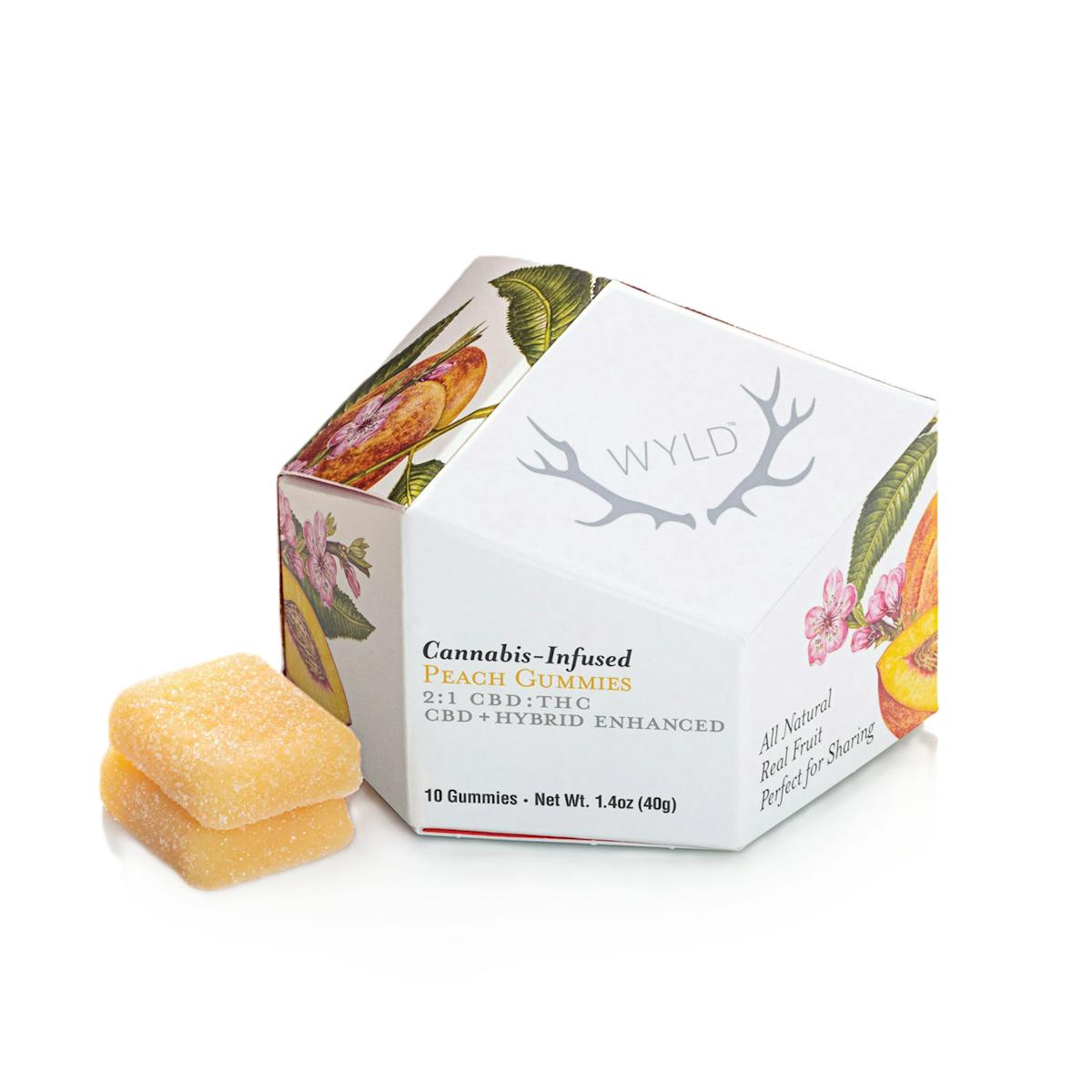 Photo of Wyld | Peach | 2:1 CBD Gummy 10PK