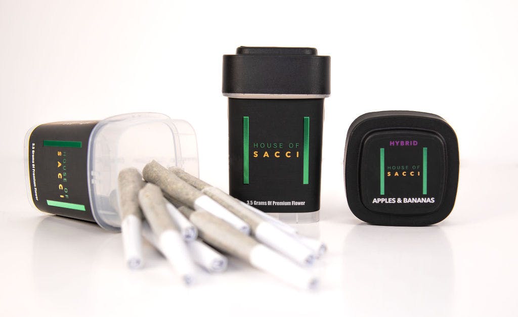 Photo of House Of Sacci | Apple & Bananas | Pre-roll Dogwalkers 7pk