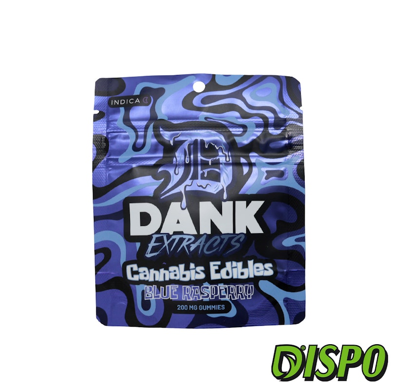 Dank Extracts - Strawnana w/ Nerds 4x50mg Gummies