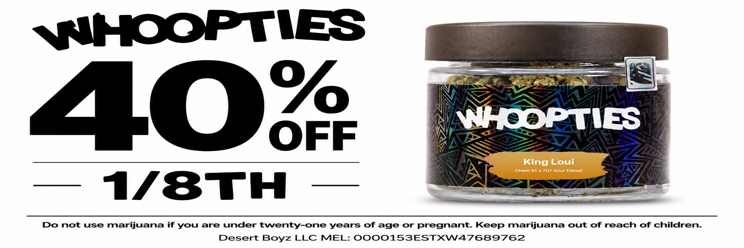 40% OFF | 1/8th | Whoopties
