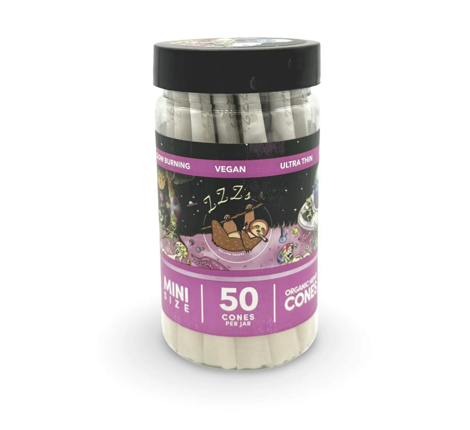 Product ZZZ's - Mini "Intergalactic Trip" Cone Jars Case by Bangerooo 50pk