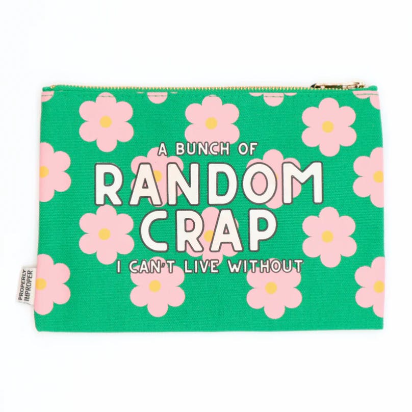 Properly Improper Random Crap Pouch