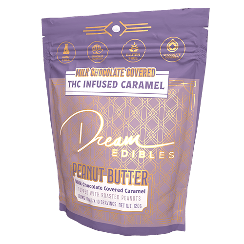 Product: Dream | Peanut Butter Caramel 10pck 100mg Chocolates