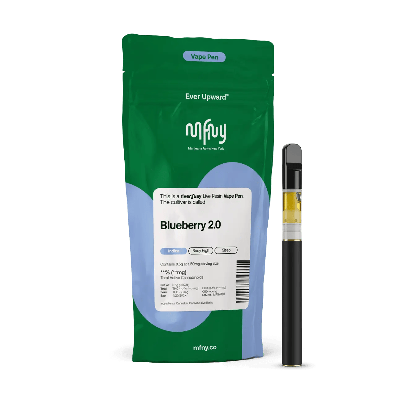 MFNY | Blueberry 2.0 | Disposable Vape | .5g