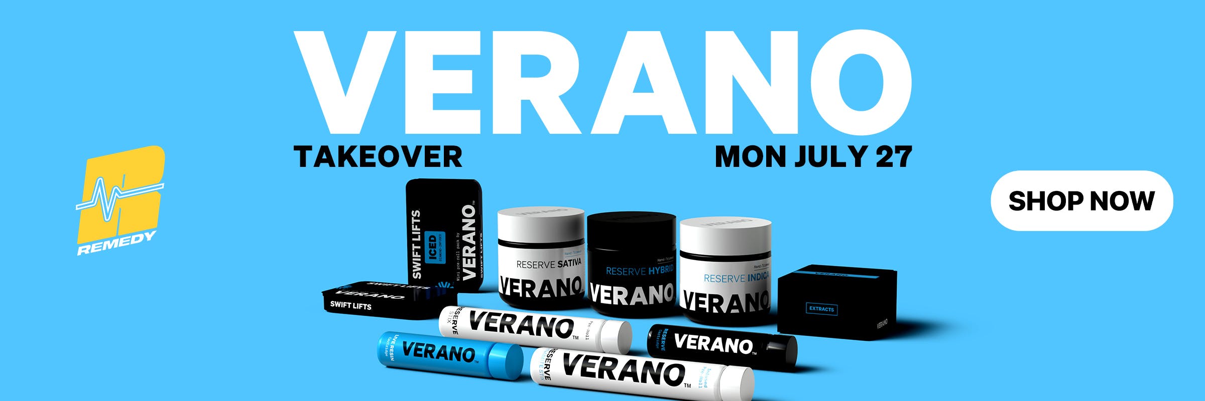 save up to 30% off verano products at remedy baltimore maryland