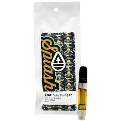 Product: Fresh Coast Extracts | Mac Solo Burger Live Resin Distillate Cartridge | 1g